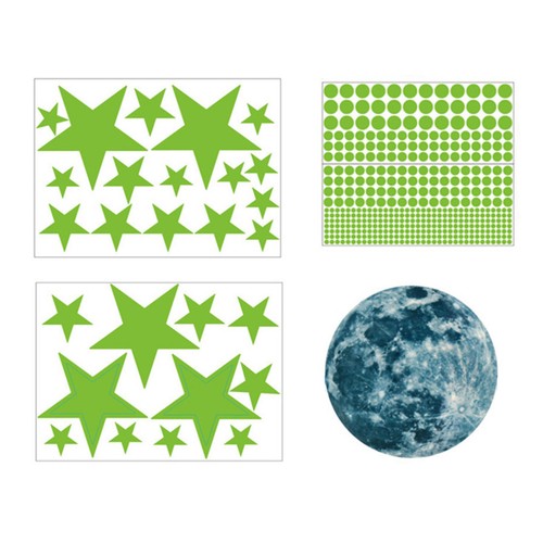 437PCS Luminous Stars & Moon Wall Stickers Decal Kid DIY Room Decoration - Picture 4 of 9