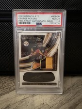 George Pickens 2022 RPA Gold Patch Auto /25 PSA 9 Pop 1 None Higher Rookie auto