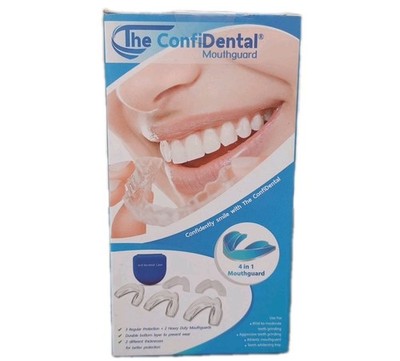 The ConfiDental PACK OF 5 Moldable Mouth Guard for Teeth Grinding Clenching NEW