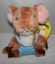 Dakin Priscilla Hillman's Merry Mouse Plush  New w/ Tags 1981