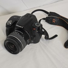 Sony Alpha DSLR-A390 14.2MP Digital SLR Camera - Black Lens And Strap