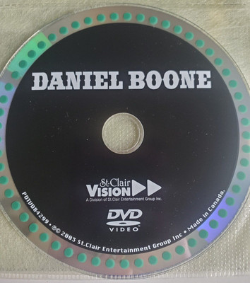 Daniel Boone Loose Disc DVD St. Clair Entertainment Group
