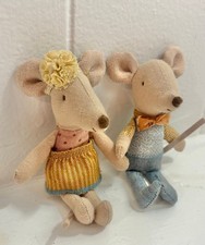 Maileg Mouse little Brother Driver and little Sister Lot 2021 RETIRED