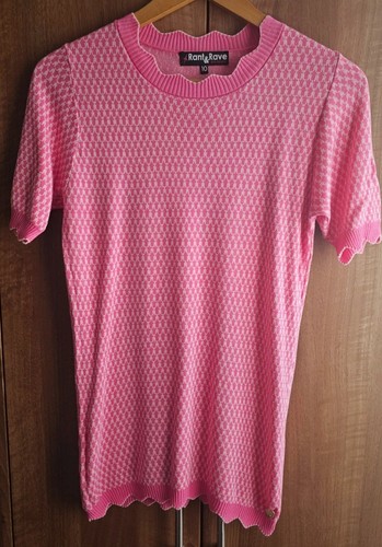 Womens Rant And Rave Short Sleeved Jumper