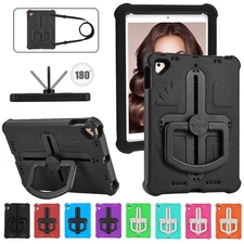 For iPad 5th 6th 7th 8th 9th 10th 11th (A16) Gen Kids Rotating Stand Case Cover