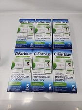 LOT OF 6 CLEARBLUE MENOPAUSE STAGE INDICATOR 5 TEST Each