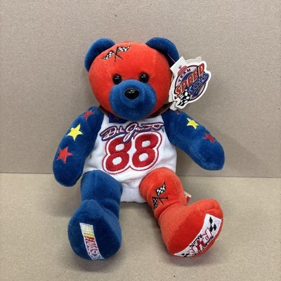 Team Speed Bears 1999 Dale Jarrett #88 Plush Bean Bear w/ Tags