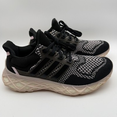 Adidas Ultraboost Web DNA Black Clear Pink White Running Shoe GY9093 Women s 9
