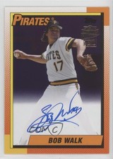 2020 Topps Archives Fan Favorites Purple 129/150 Bob Walk #FFA-BWA Auto jc3