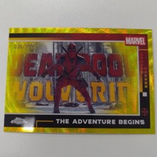 2026 Topps Chrome Deadpool #47 The adventure begins Yellow Wave /399