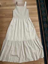 Everlane Women's Smocked Tiered Maxi Dress Size 6 , Small Floral Print