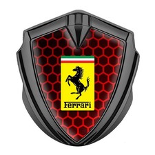Ferrari 3d Metal Emblem Badge Sticker Fender Logo Hood Decal