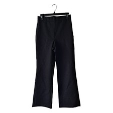 Quince Ultra-Stretch Ponte 4 Faux Pockets Wide Leg Pants Black in Women's Size S
