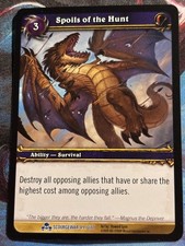 Spoils of the Hunt - World of warcraft TCG WOW TCG Scourgewar 49/270 Rare