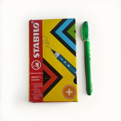 Stabilo Worker Rollerball Pen   Colours in Singles or Packs, Buy More For Less