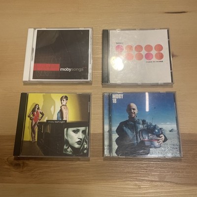 Moby 1990s Electronic Music/Downtempo/Techno 4 CD Lot - Songs + Last Night+ 18