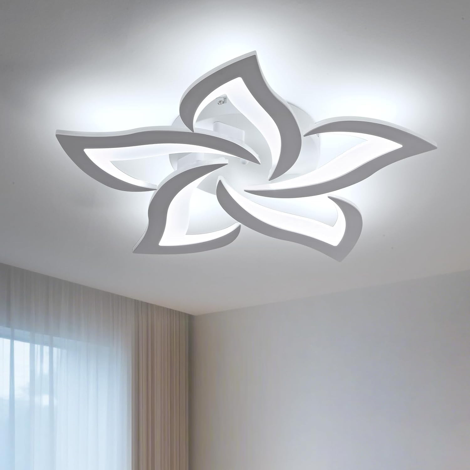 Plafoniera LED Moderna 48W: Lampada Soffitto per Sala e Camera Letto