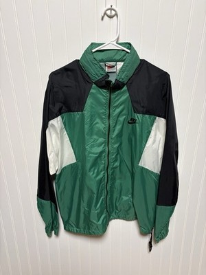 Vintage Nike Mens Large Windbreaker Jacket Colorblock Full Zip 90s