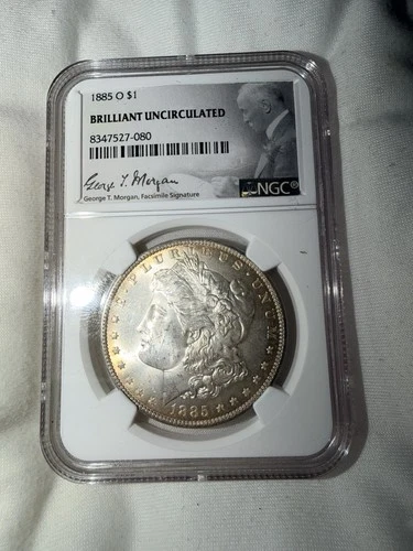 1885-O Morgan Dollar — photo from the most recent tracked eBay sale