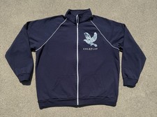 2014 Coldplay Zip Up Track Jacket Ghost Stories Music Promo Tour XL Made In USA