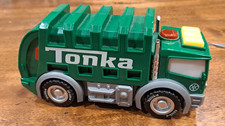 Tonka Mighty Force Green Garbage Recycling Truck with sounds and lights