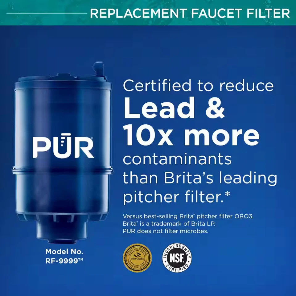 PUR PLUS Mineral Core Faucet Mounted Replacement Filters  RF99991V2 - Image 4 of 4