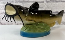 Vintage Jim Beam Whiskey Decanter Catfish Fishing Hall Of Fame 12”