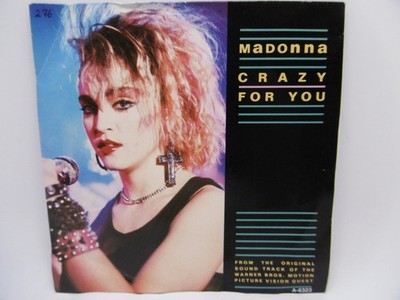 Madonna, Crazy For You, Soundtrack ''Vision Quest'', Holland Geffen A-6323 7'' 1985