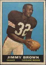 1961 Topps Jimmy Brown #71 Cleveland Browns HOF Vintage NFL Football Card