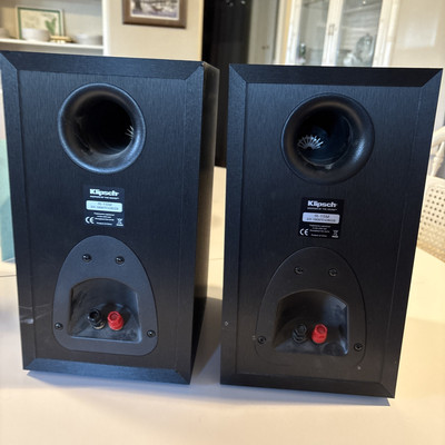 Klipsch R-15M Bookshelf Speaker - Black, Pair | eBay