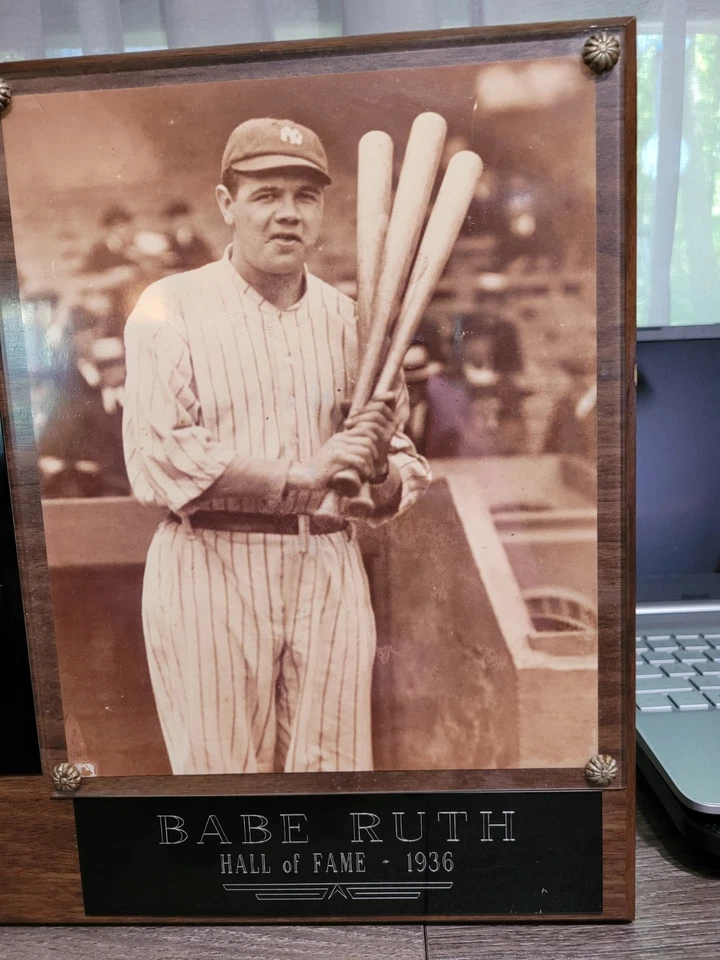 Lou Gehrig And Babe Ruth "Murderers Row" Plaque - Image 3 of 4