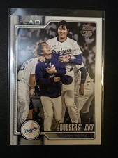 Topps 75th Dodgers Duo Shohei Ohtani Yoshinobu Yamamoto 2024 Baseball Card #265