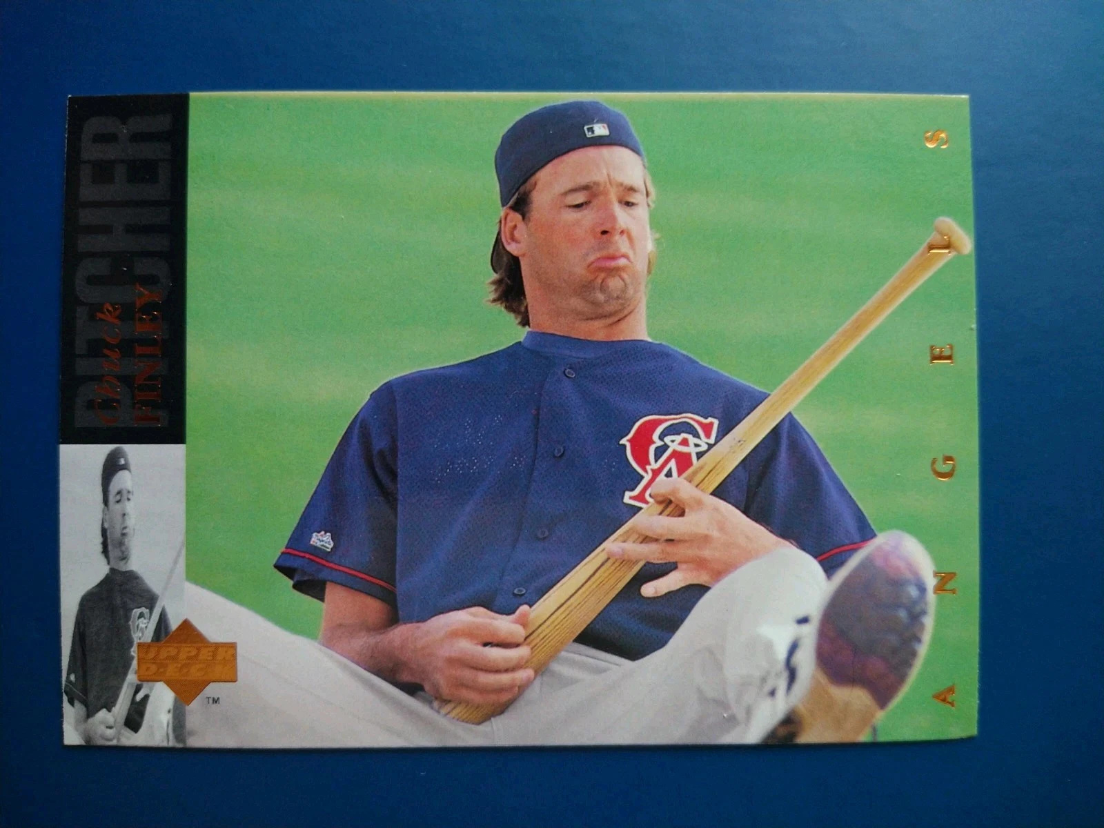 Chuck Finley trading card