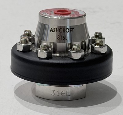 New Ashcroft Threaded Diaphragm Seal 1/4'' NPT Type 201