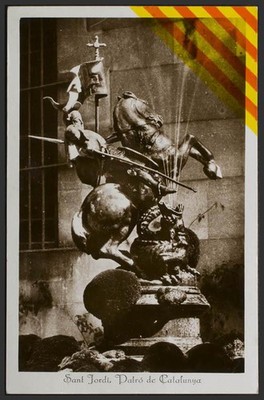 Barcelona. BARCELONA. Palau de la Generaltat de Catalunya. Sant Jordi.