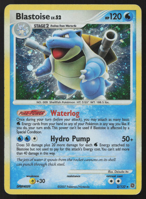 PL Blastoise 2/132 Secret Wonders Holo