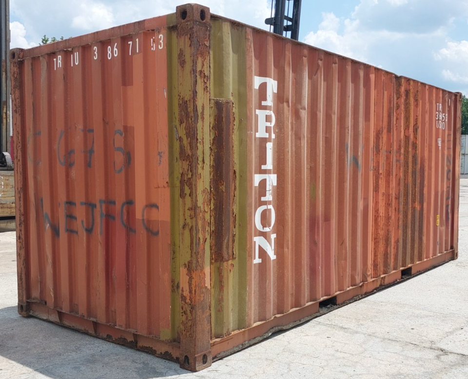 Used 20ft Storage Container Wind & Watertight (Atlanta Container ...