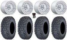 Kmc Aztec Bdlk 15wheels Mh 0mm 32rockinator Tires Polaris Rzr Turbo R Pro R
