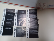 Lot of 14 Mixed Nintendo Game Boy Consumer Information  Precautions Booklets