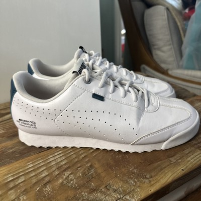 Mens Puma Mercedes AMG Petronas F1xRoma White Blue Coral Sneakers Sz 7 No Insole