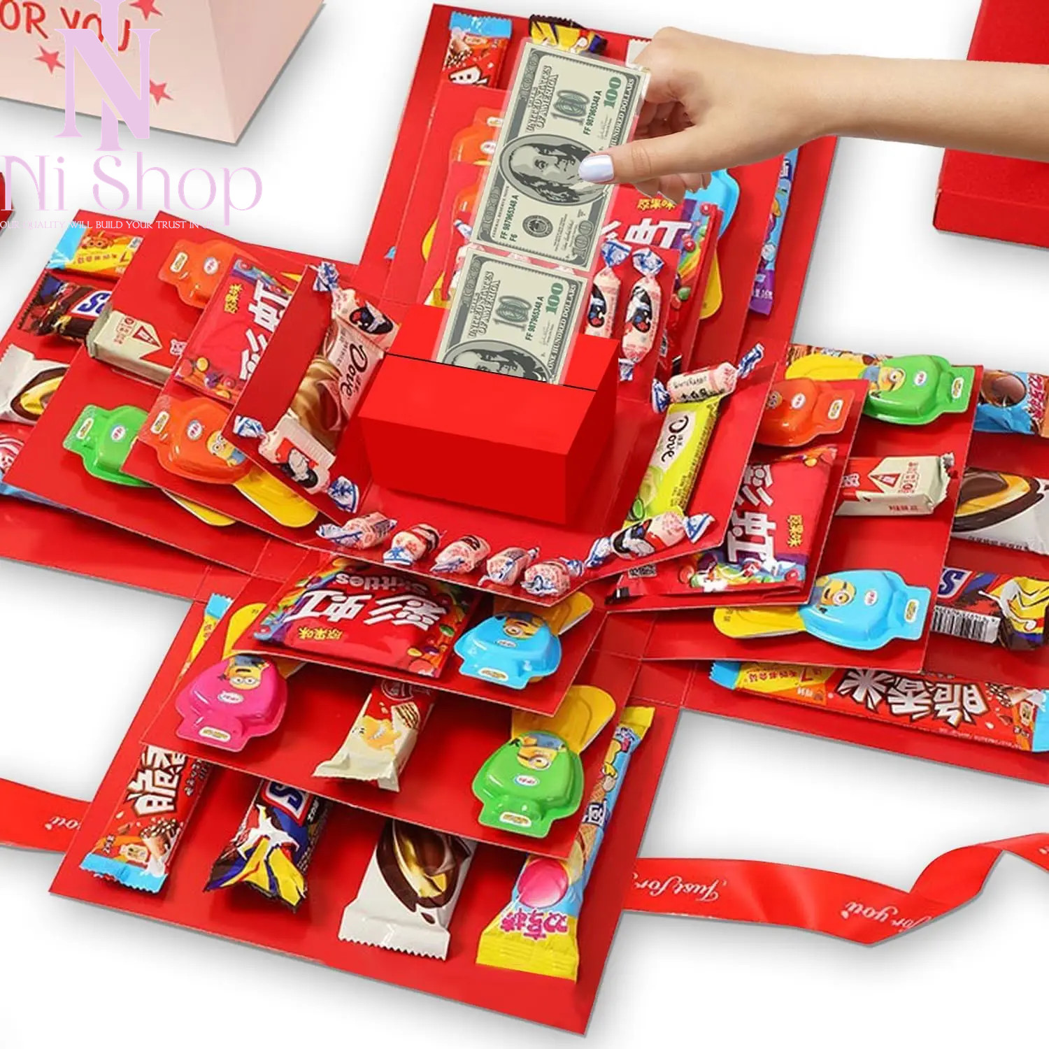 Explosion Box DIY Surprise Gift Boxes Handmade Snack Box Birthday Anniversary AU