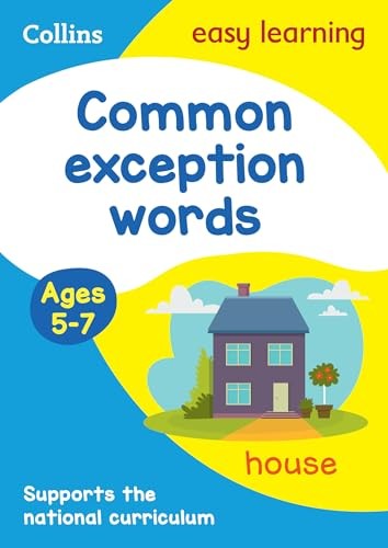 Easy Learning – Common exception words Activity book Ages 5-7 by Collins Easy L