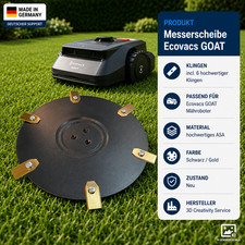 Ecovacs Goat G1 Gx O u.a. kompatible Premium 6Fach Messerscheibe Ersatz Tuning