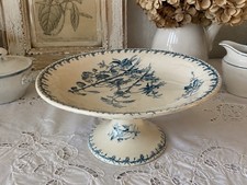 Ancien Compotier En Faïence De Gien Décor Eichsia