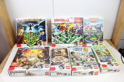 Lego Board game lot Minotaurus Ninjago Race Frog Pyramid City