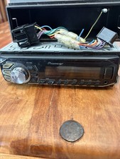 Panasonic Car Radio With Outer Case N￼ Wires The Serial Number MBKA215470EW Used