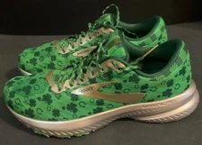 Brooks Launch 6 “Run Lucky” Green / Gold Shamrock Shoes, Women’s Size 7.5