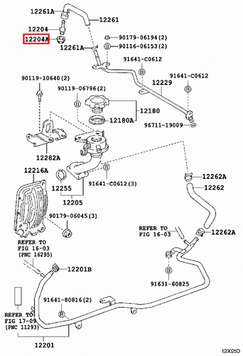 Genuine Crown JZS173 JZS171 JZS153 JZS151 JZS141 2.5 PCV Valve Rubber Grommet x2 - Picture 11 of 20