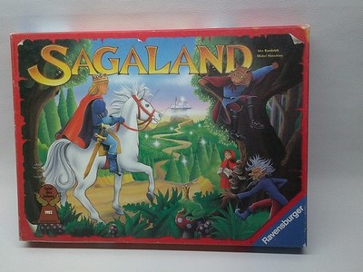 RAVENSBURGER - SAGALAND - ÄLTERE ROTE AUSGABE EIN MÄRCHEN ZUM SPIELEN - SDJ 1982