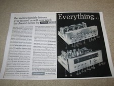 Harman Kardon A500, F500 Amp, Tuner, 2 pgs, Info, 1961